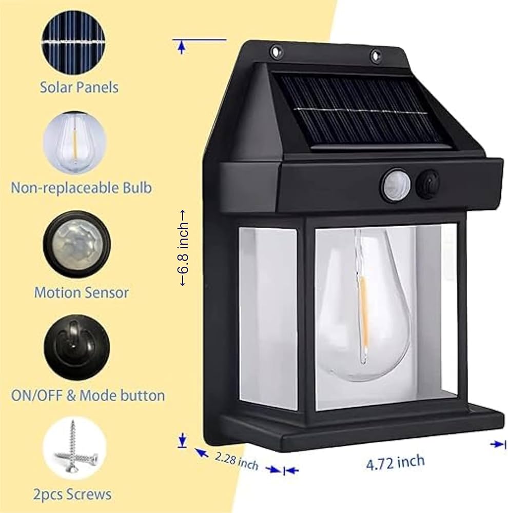 Solar Lamp – Solar-Powered Elegance for Every Space 🌞 🎁 Buy 1 Get 1 FREE! 🎁