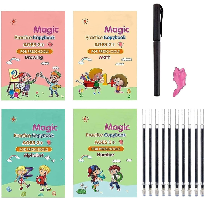 ✨ The Magic Book - Practice for Preschoolers (Calligraphy & Lettering) ✨
