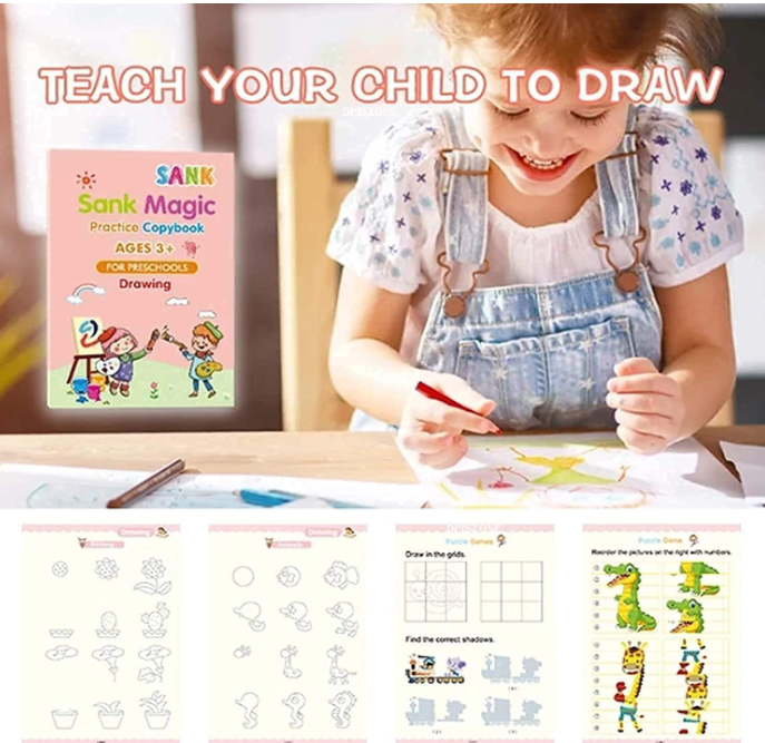 ✨ The Magic Book - Practice for Preschoolers (Calligraphy & Lettering) ✨