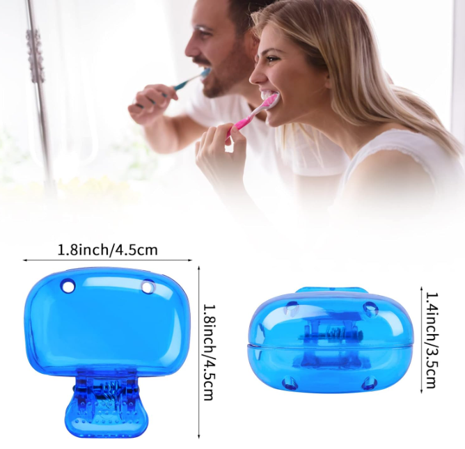 Modevista™ Toothbrush Protector Covers (Pack of 6 – Multicolor) 🌈