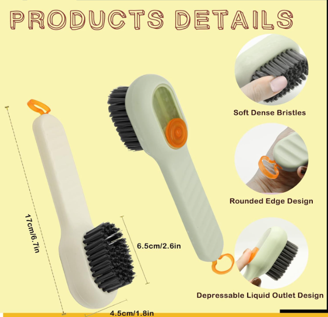 🧼 Multifunctional Liquid Dispenser Cleaning Brush