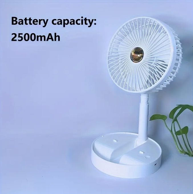 Adjustable & Rechargeable Standing Pedestal Fan