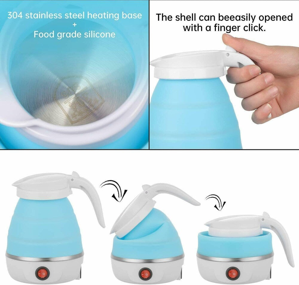 Collapsible Electric Kettle – Portable, Safe & Travel-Friendly