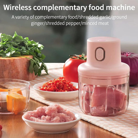 Portable USB Rechargeable Electric Chopper