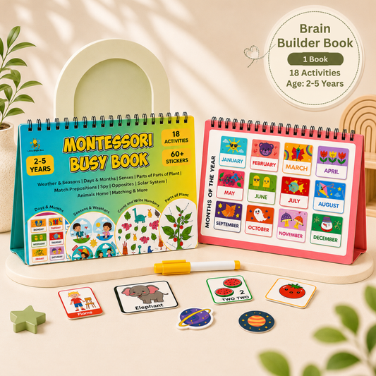 Montessori Busy Book (2-5 Years)
