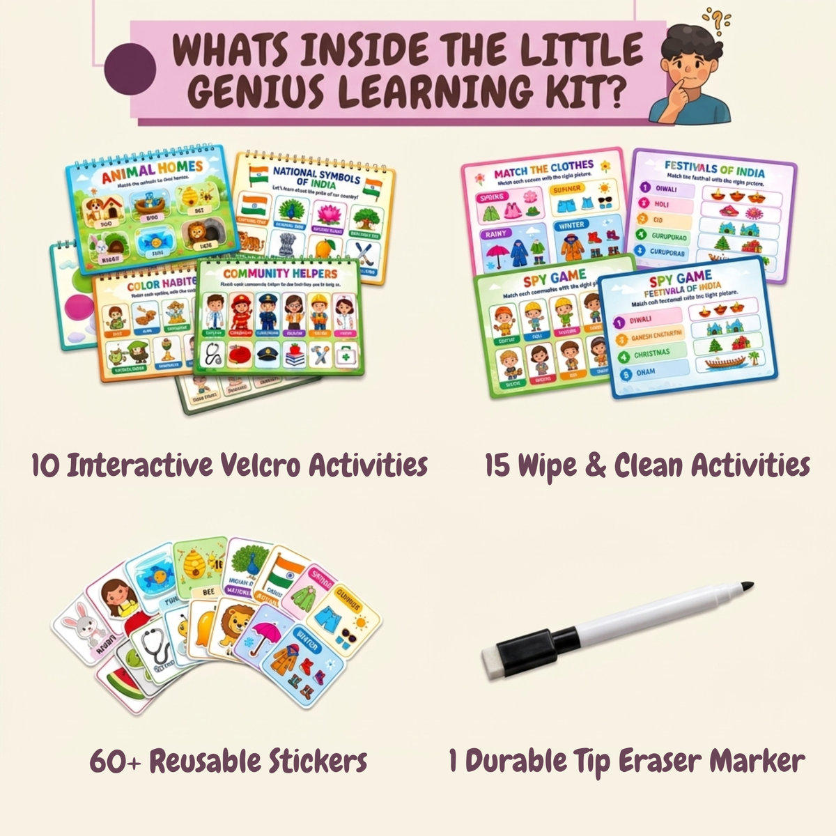 All-In-One Little Genius Learning Kit (3-6 Years)