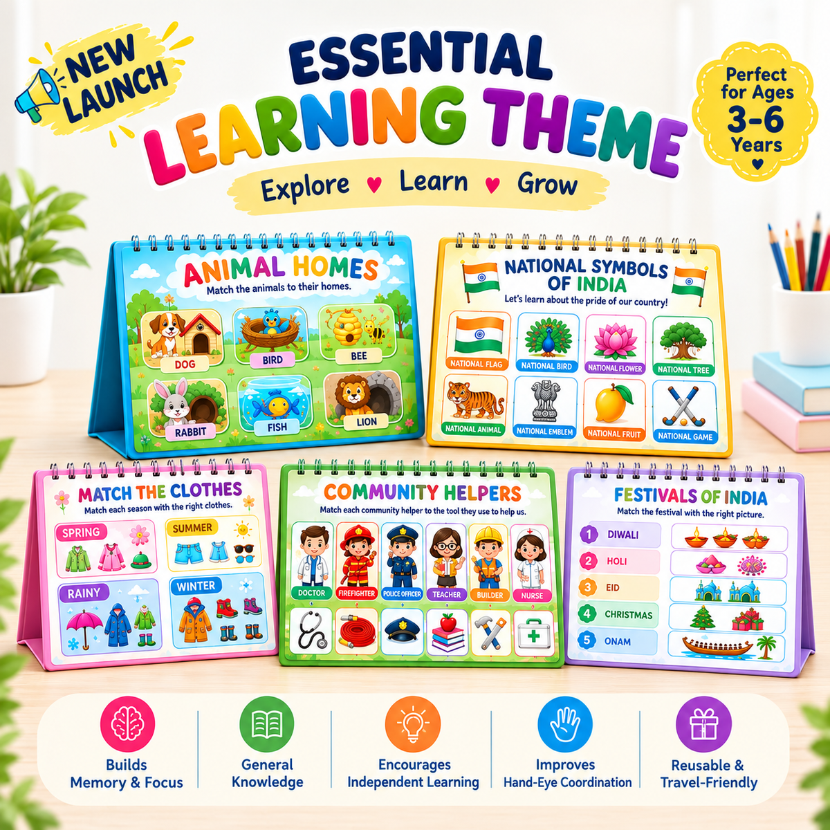 All-In-One Little Genius Learning Kit (3-6 Years)