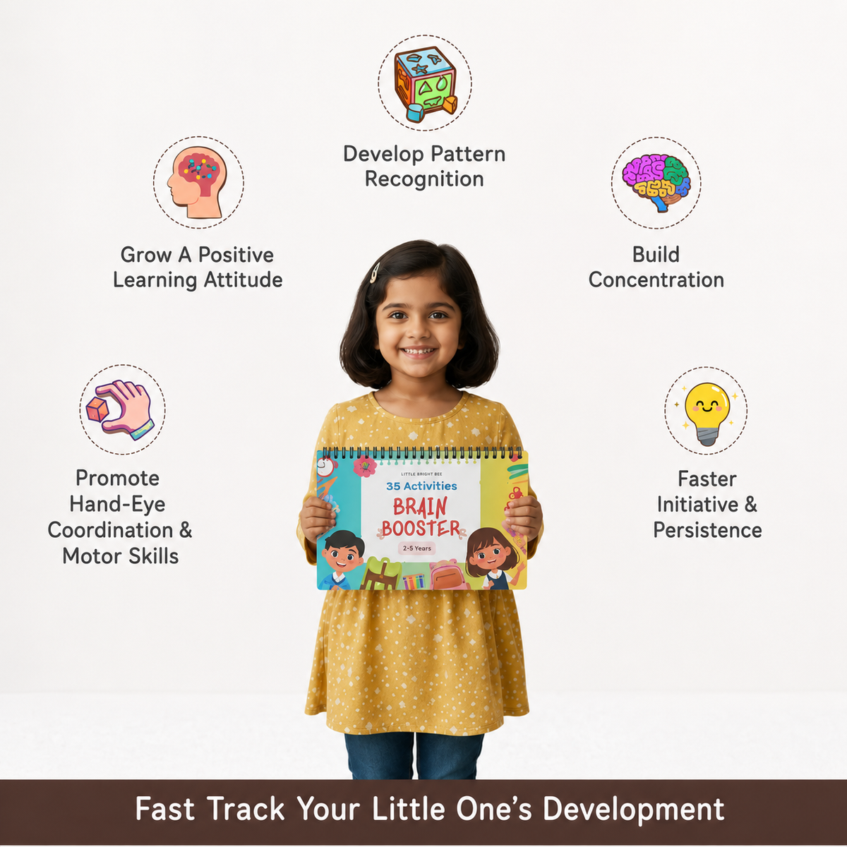 Brain Booster Book – 35 Activities (2–5 Years)