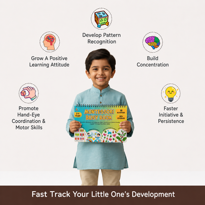 Montessori Busy Book (2-5 Years)