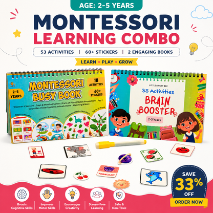 🎁 Montessori Smart Learning Kit (2–5 Years)
