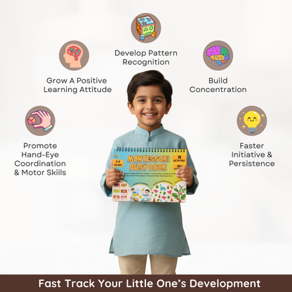 Montessori Busy Book (2-5 Years)