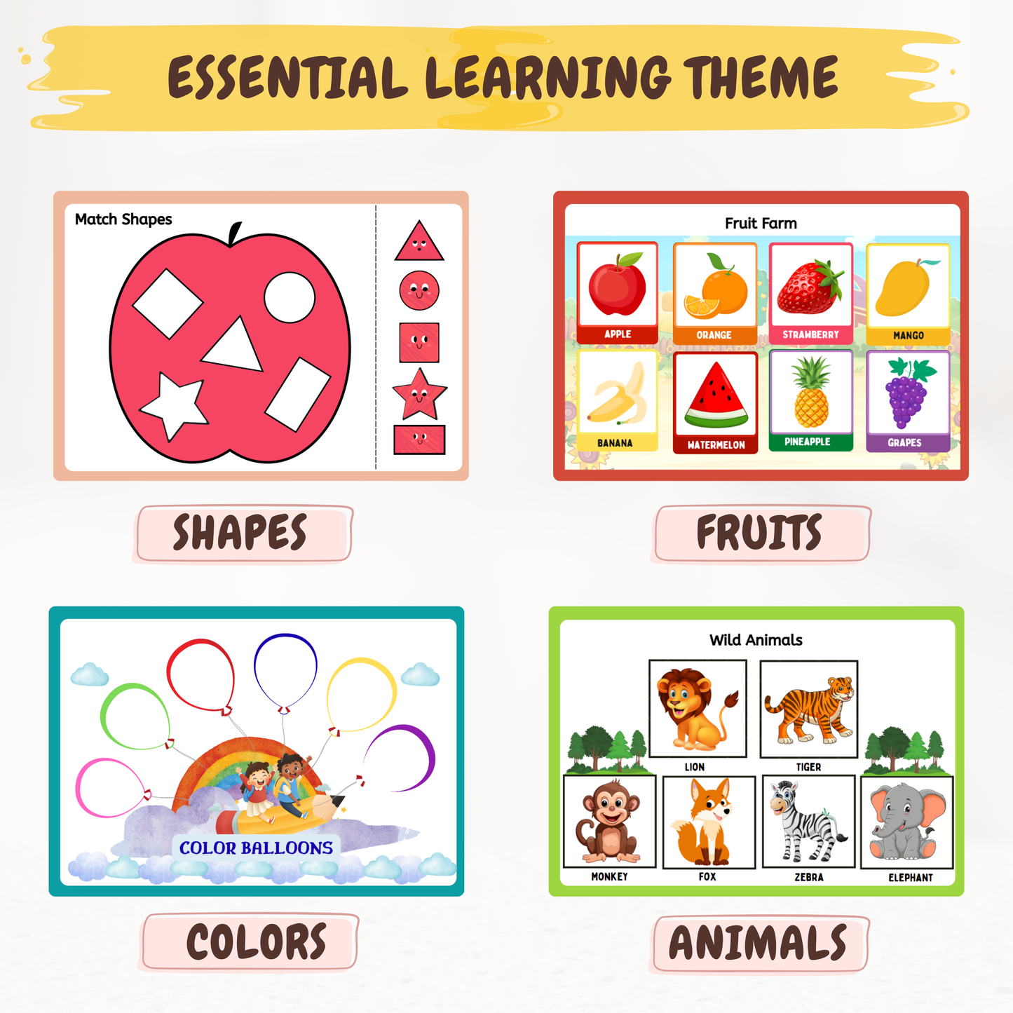 🎁 Ultimate Early Learning Combo – 1 to 5 Years