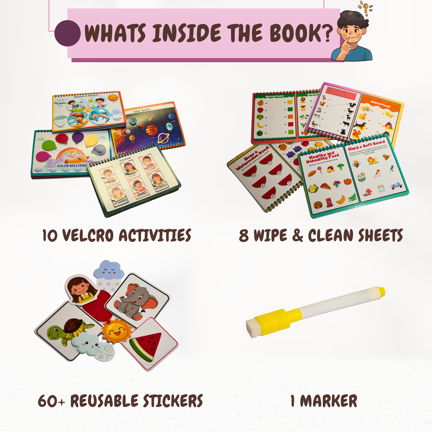 Montessori Busy Book (2-5 Years)