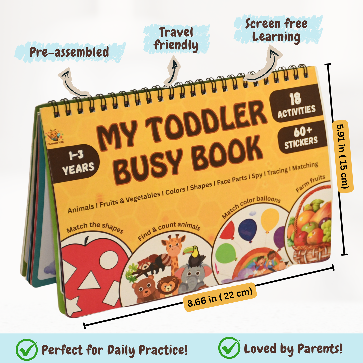My Toddler Busy Book (1–3 Years)