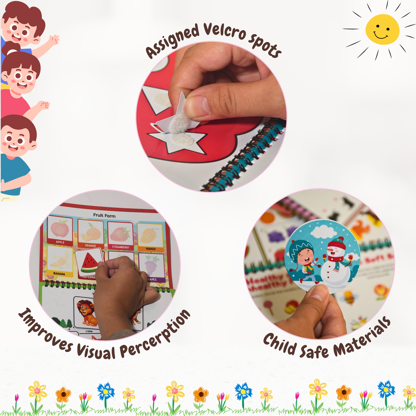 🎁 2–5 Years Learning Combo – Montessori Busy Book + Brain Booster Book