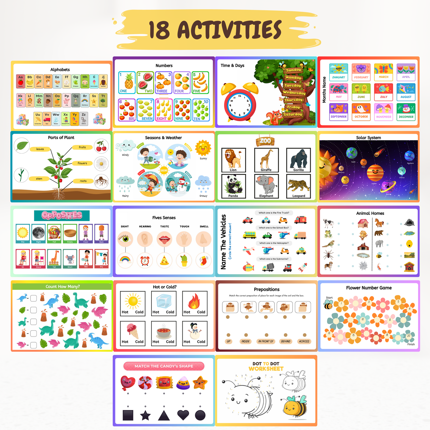 🎁 Ultimate Early Learning Combo – 1 to 5 Years