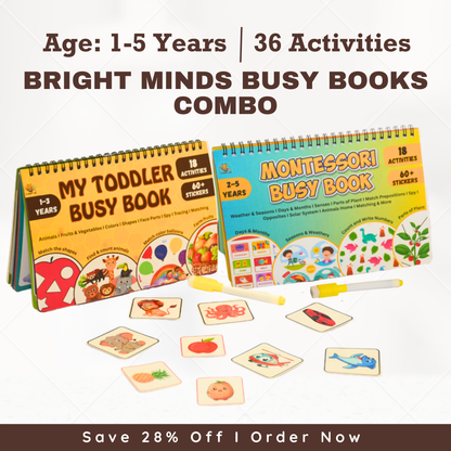 Bright Minds Busy Books Combo