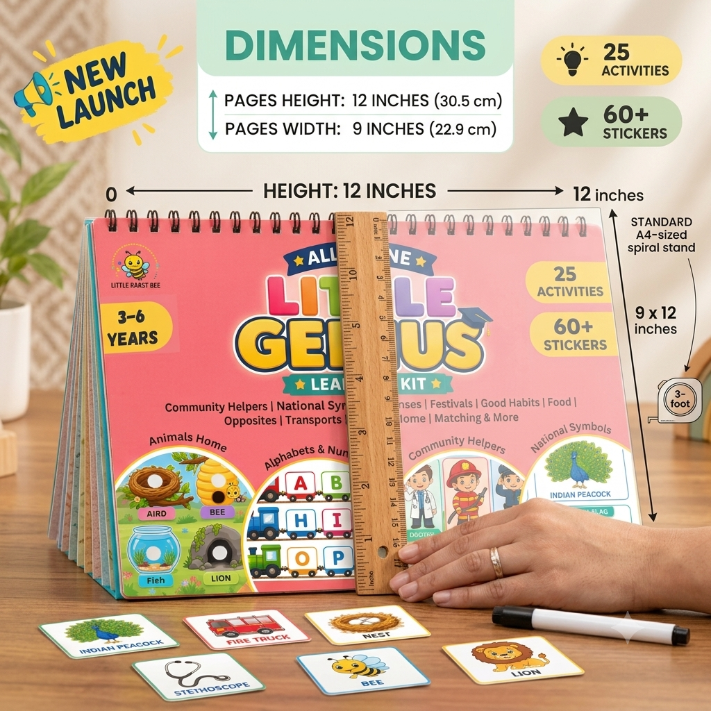 All-In-One Little Genius Learning Kit (3-6 Years)