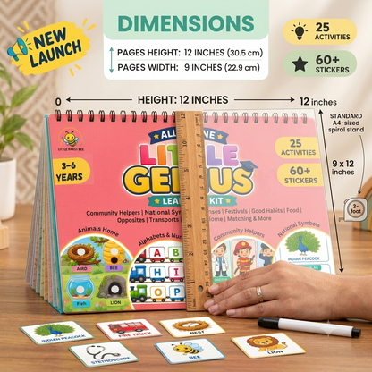 All-In-One Little Genius Learning Kit (3-6 Years)