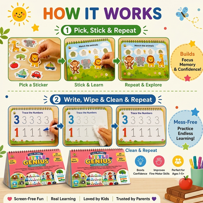 All-In-One Little Genius Learning Kit (3-6 Years)