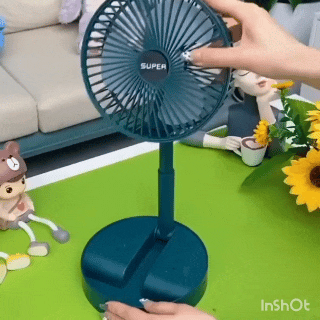 Adjustable & Rechargeable Standing Pedestal Fan