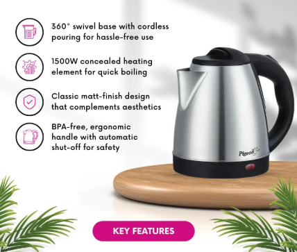 Fast Boil Kettle – Stylish & Cordless | 50% OFF!