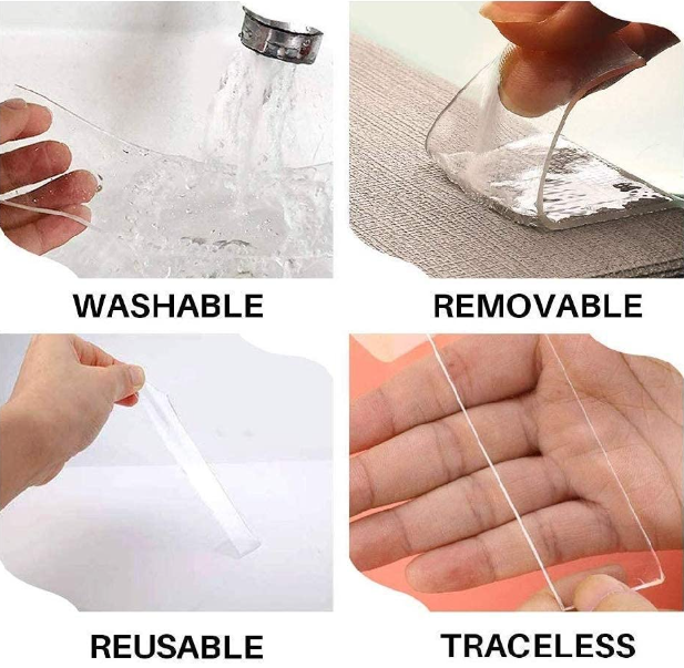 Nano Grip Tape – The Ultimate Reusable, Heavy-Duty Solution!