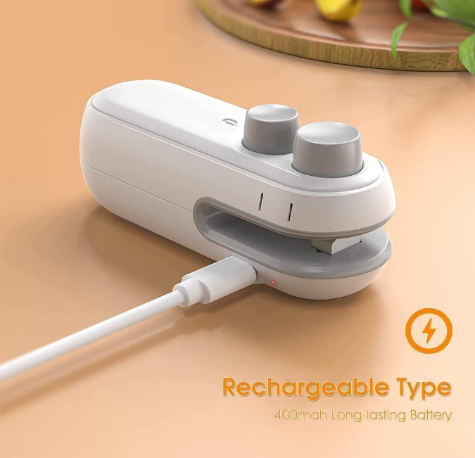 Modevista 2-in-1 Portable Mini Sealer – Seal Freshness, Cut Hassle!