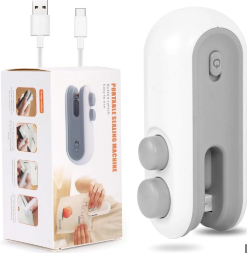 Modevista 2-in-1 Portable Mini Sealer – Seal Freshness, Cut Hassle!