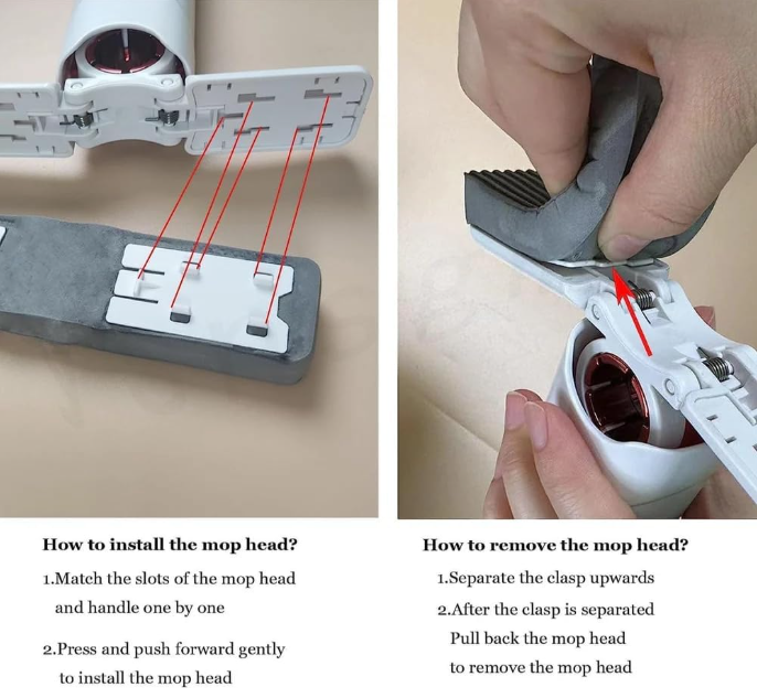 🌟 Smart Mini Mop – Small in Size, BIG on Cleaning Power!