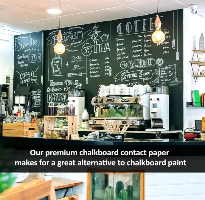 🖤🖍️ Modevista Blackboard Sticker – Write, Draw, Enjoy; Anytime Anywhere!