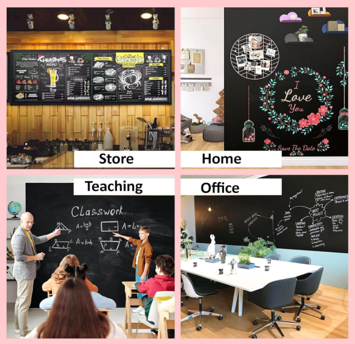 🖤🖍️ Modevista Blackboard Sticker – Write, Draw, Enjoy; Anytime Anywhere!