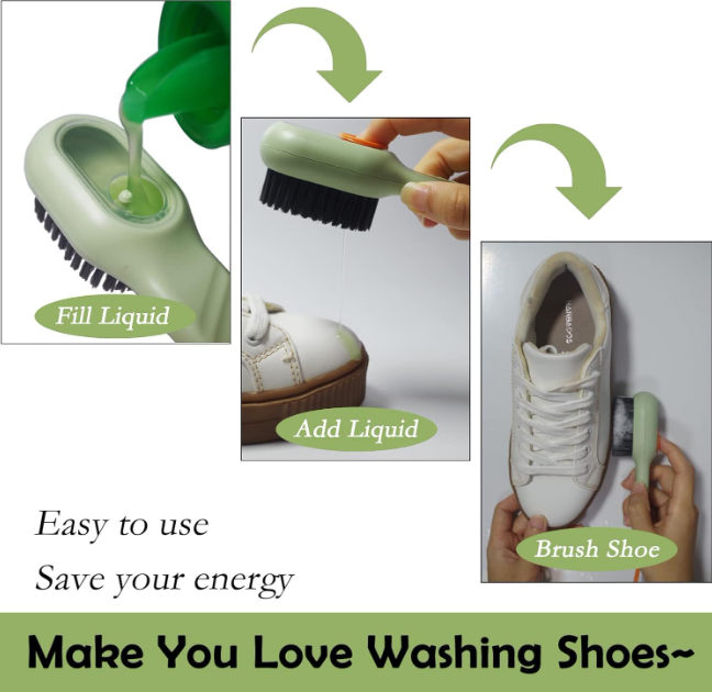 🧼 Multifunctional Liquid Dispenser Cleaning Brush
