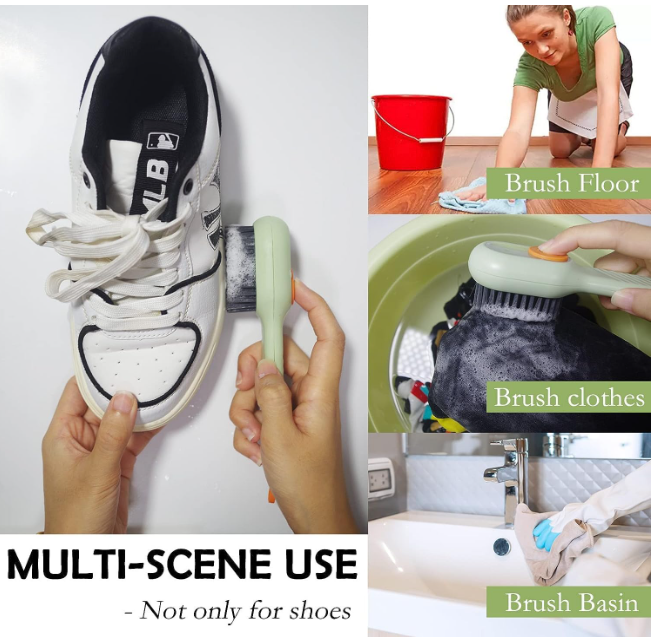 🧼 Multifunctional Liquid Dispenser Cleaning Brush