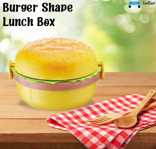 🍔 Modevista™ Burger Shape Lunch Box for Kids