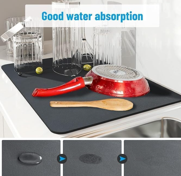 🏡 Modevista™  Water Absorbent Kitchen Mat – Anti Slip-Quick Dry