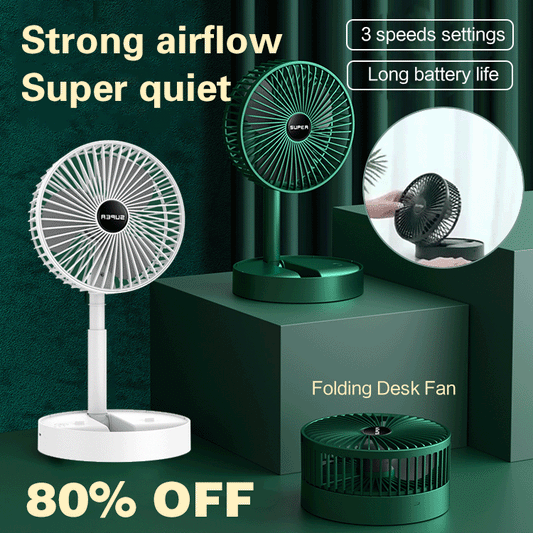 Adjustable & Rechargeable Standing Pedestal Fan